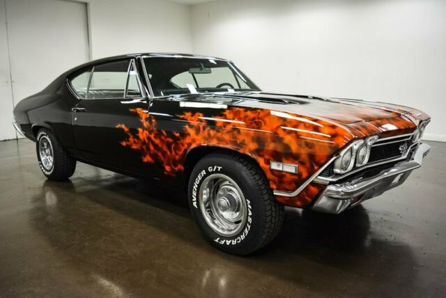 1968 Chevrolet Chevelle SS 396 4416 Miles BLACK Coupe 396 Big Block V8 4 Speed M 1968 Chevrolet Chevelle SS 396