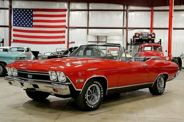 1968 Chevrolet Chevelle SS 396 Convertible 96571 Miles Matador Red Convertible 3 1968 Chevrolet Chevelle Convertible