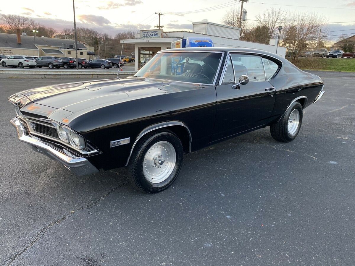 1968 Chevrolet Chevelle SS Coupe Black RWD Automatic 396 ss 1968 Chevrolet Chevelle SS 396 ss