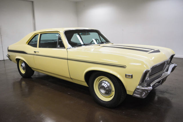 1968 Chevrolet Chevy II Nova 93674 Miles Yellow Coupe 307 V8 Turbo 350 1968 Chevrolet Nova --