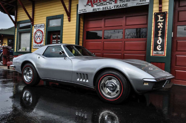 1968 Chevrolet Corvette #'s Matching 350hp 4sp Silverstone Silver! - photo 3