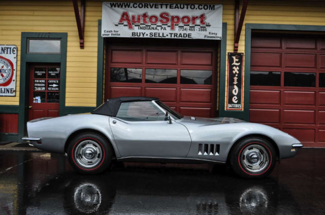 1968 Chevrolet Corvette #'s Matching 350hp 4sp Silverstone Silver! - photo 8
