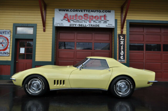 1968 Chevrolet Corvette 1968 #'s Matching Safari Yellow Loaded! AC PS PB! - photo 10