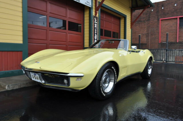 1968 Chevrolet Corvette 1968 #'s Matching Safari Yellow Loaded! AC PS PB! - photo 6