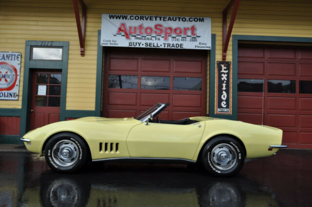 1968 Chevrolet Corvette 1968 #'s Matching Safari Yellow Loaded! AC PS PB! - photo 7
