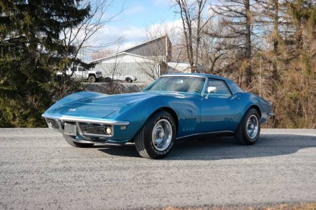 1968 Chevrolet Corvette 2 Top #s Matching 327ci/350hp Blue/Blue - photo 2