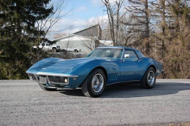 1968 Chevrolet Corvette 2 Top #s Matching 327ci/350hp Blue/Blue - photo 3