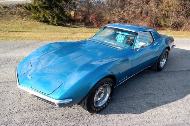 1968 Chevrolet Corvette 2 Top #s Matching 327ci/350hp Blue/Blue - photo 4