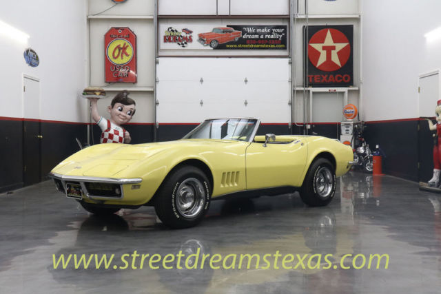 1968 Chevrolet Corvette 68 327 alum heads 4spd two top roadster 79060 Miles Safa 1968 Chevrolet Corvette 68 327 alum heads 4spd two top roadster