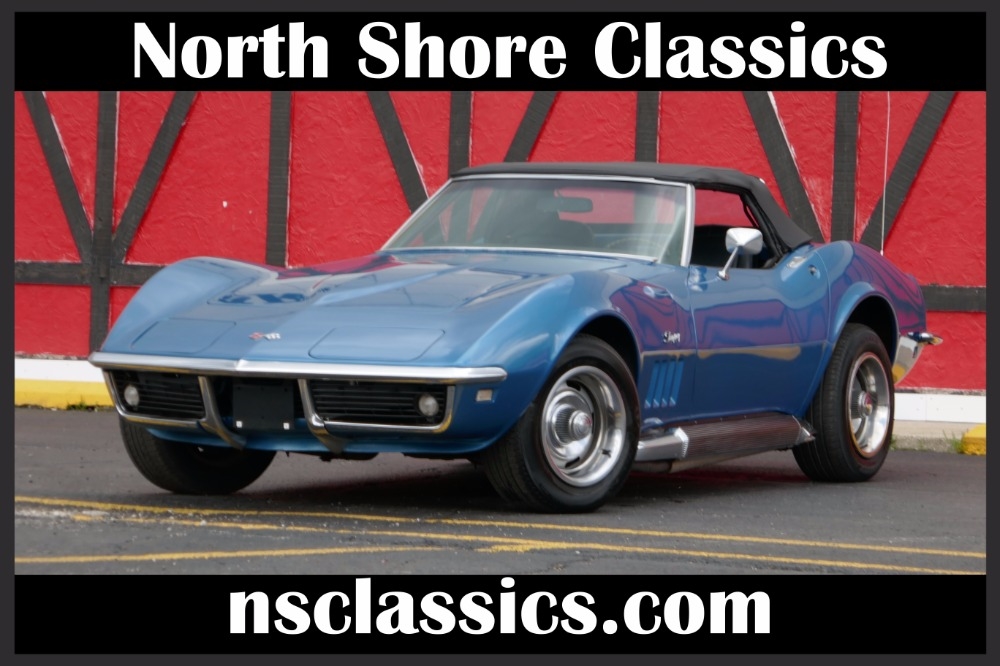 1968 Chevrolet Corvette Convertible Stingray-Marina Blue with 4 speed-VIDE 1968 Chevrolet Corvette Convertible Stingray-Marina Blue with 4 speed-VIDE