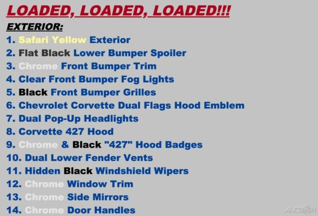 1968 Chevrolet Corvette 427 [L36] Coupe / Number's Matching Survivor / 390 HP - photo 7