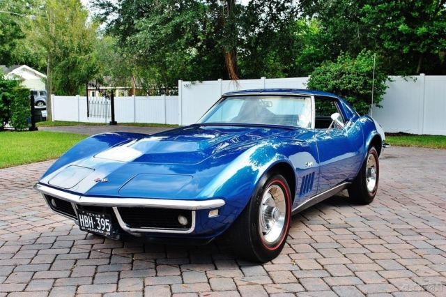 1968 Chevrolet Corvette Numbers Matching 427 400hp Tri Power 12,798 Actual Miles 1968 Chevrolet Corvette Numbers Matching 427 400hp Tri Power 12,798 Actual Miles