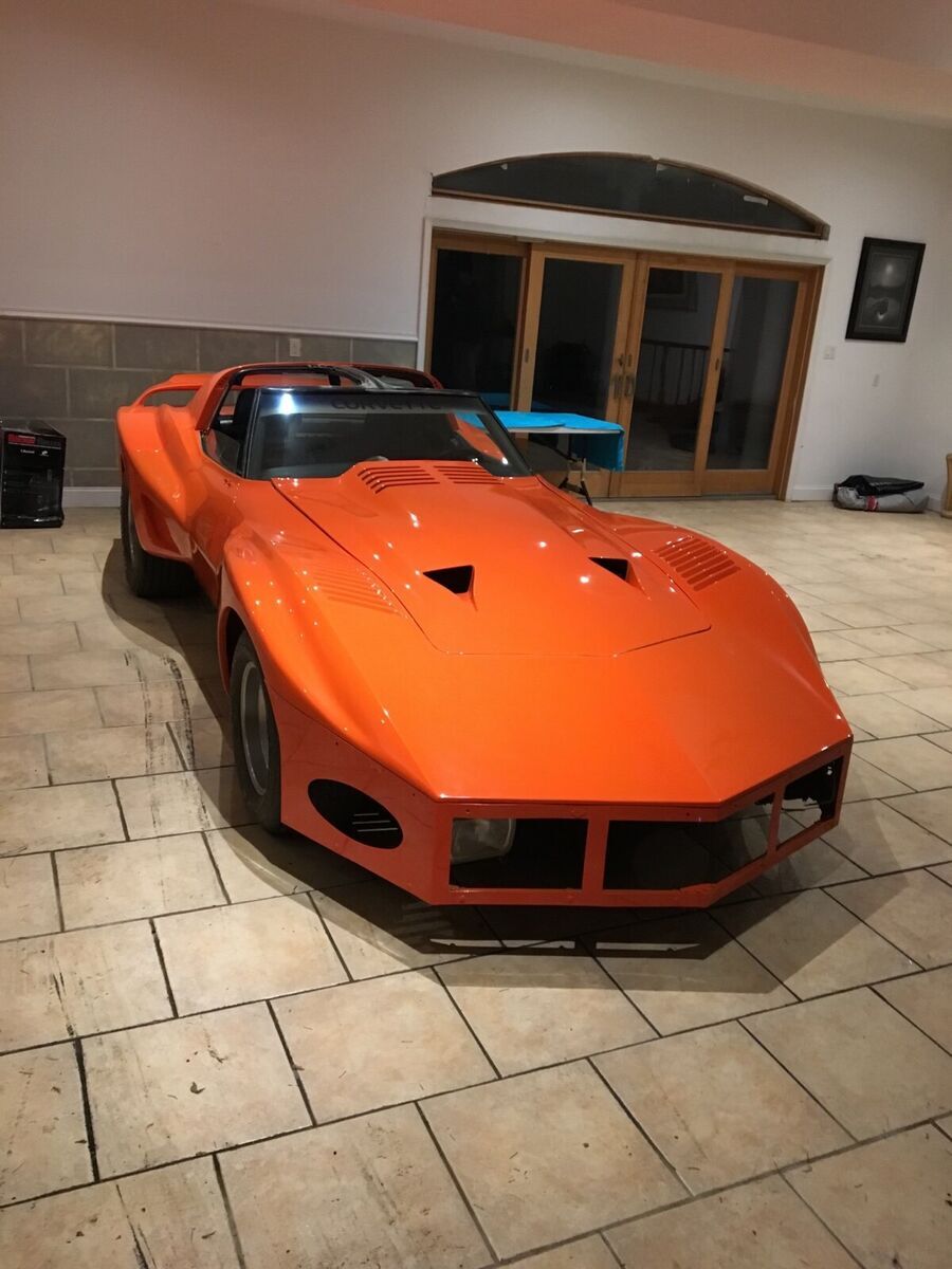 1968 Chevrolet Corvette Orange RWD Automatic Custom 1968 Chevrolet Corvette Custom