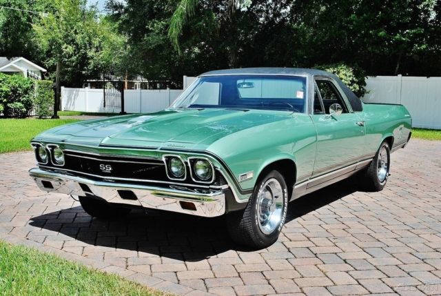 1968 Chevrolet El Camino Real SS 396, Power Steering & Brakes, A/C, Restored 1968 Chevrolet SS Matching numbers Power Steering & Brakes, A/C