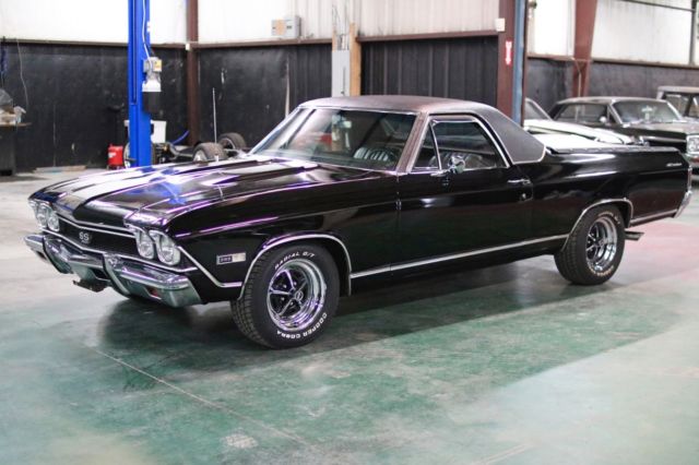 1968 Chevrolet El Camino SS396 Triple Black Big Block 1968 Chevrolet El Camino SS396 matching numbers