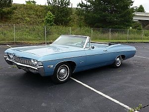 1968 Chevrolet Impala Conv. # match 396 with Factory A/C.. 1968 Chevrolet Impala N/A