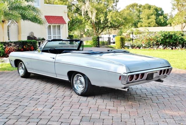 1968 Chevrolet Impala Convertible 454 Big Block 62k Actual miles - photo 3
