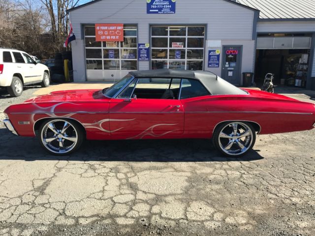 1968 CHEVROLET IMPALA CONVERTIBLE RESTORED FEW YEARS AGO OLD SCHOOL LOOKS GREAT 1968 Chevrolet Impala CONVERTIBLE