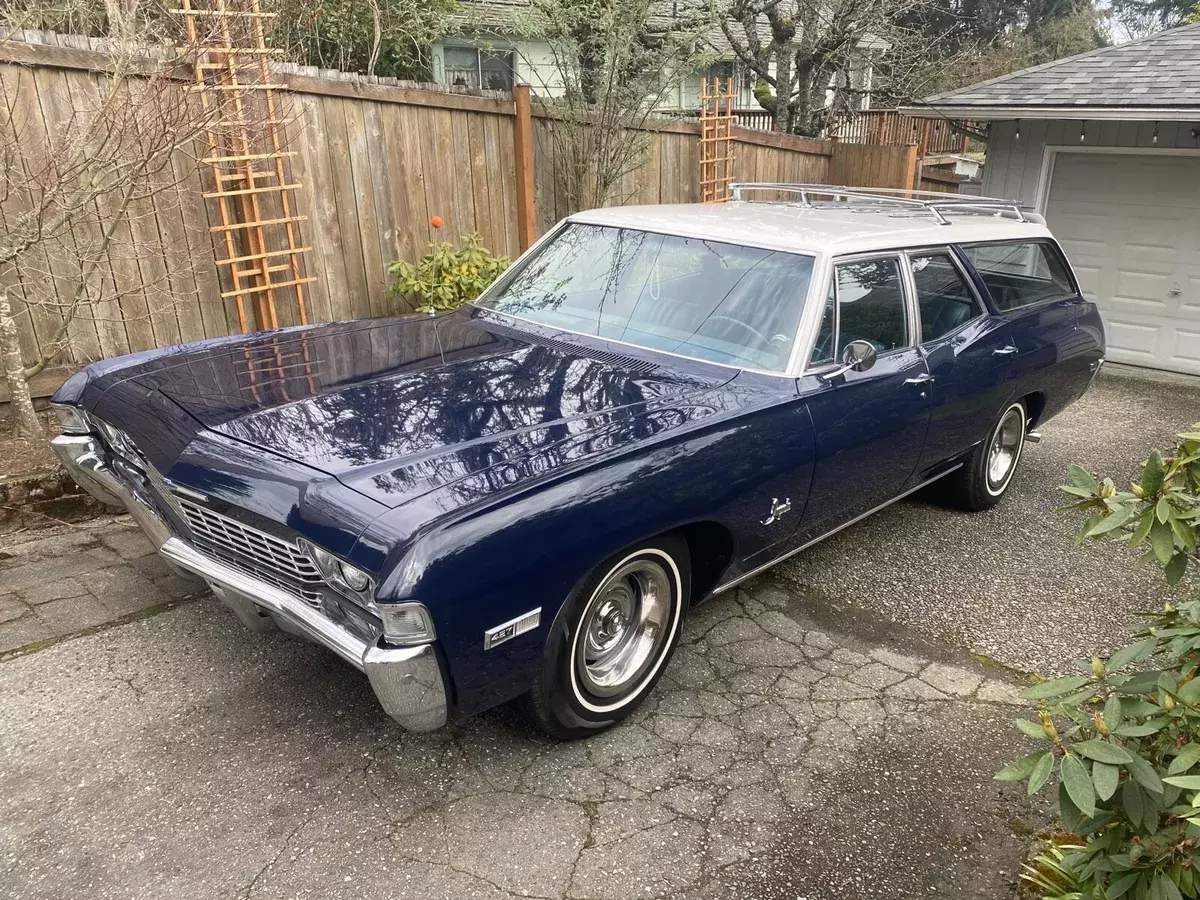 1968 Chevrolet Impala Wagon Blue 1968 Chevrolet Impala