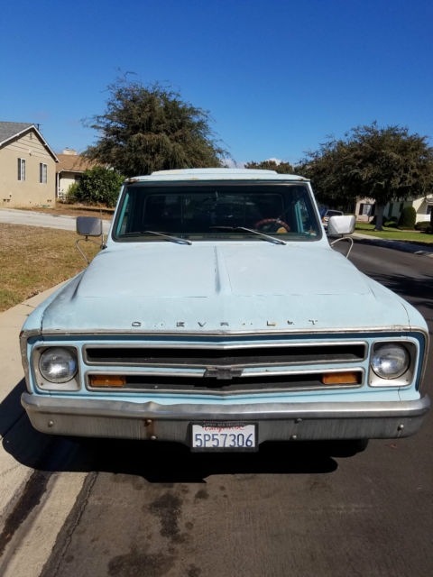 1968 Chevy C-20 Pickup Truck with camper, Patina, Great Condition for its age 1968 Chevrolet Other Pickups