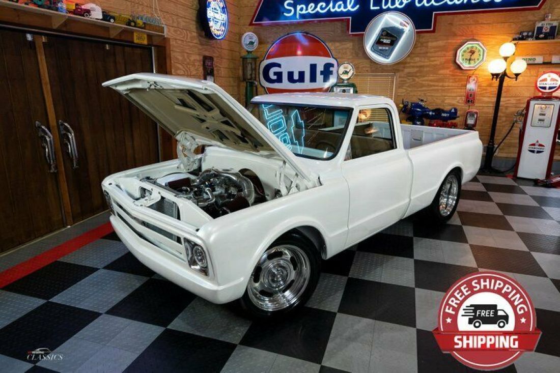 1968 Chevy C10 Short Bed Truck with AC 383 427 454 1967 1969 1970 1971 1972 1968 Chevrolet C10 Bed Restomod