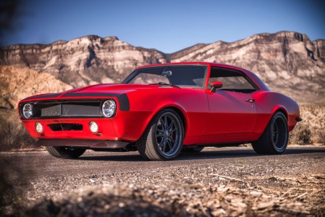 1968 Chevy Camaro ProTouring Restomod LS3 6 Speed Mini Tub Detroit Speed Subfrme 1968 Chevrolet Camaro