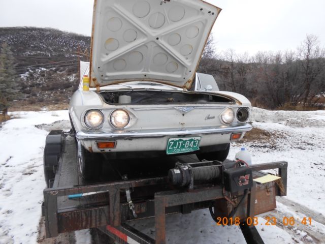 1968 Chevy Corvair Monza.. Untouched for years... A very restorable car 1968 Chevrolet Corvair