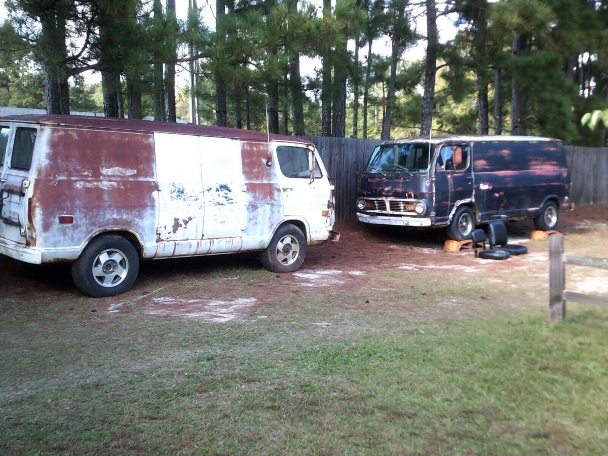 1968 Chevy G20 Panel Van RARE Factory 4 speed on the column 1968 Chevrolet G20 Van