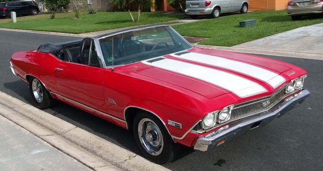 1968 Chevy Malibu SS Convertible CLONE Lots of New Parts !!! NO RESERVE !!! 1968 Chevrolet Chevelle Malibu