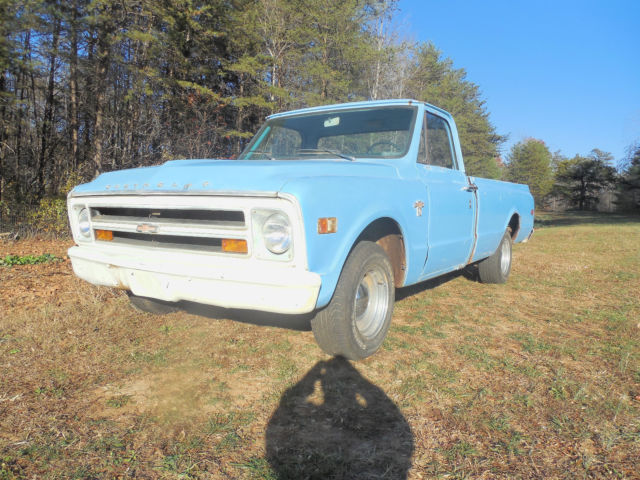 1968 Chevy Truck,driveable project,minimal rust,new 350,4 speed,headers 1968 Chevrolet C-10