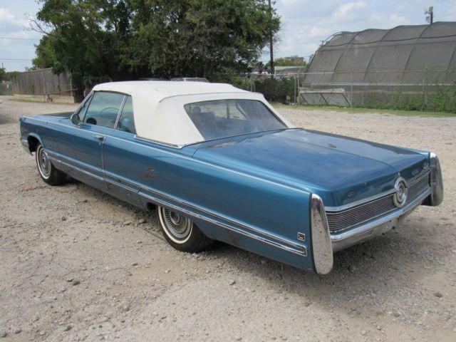 1968 CHRYSLER CROWN IMPERIAL CONVERTIBLE- OLDER RESTORATION. 1968 Chrysler Imperial CROWN IMPERIAL CONVERTIBLE