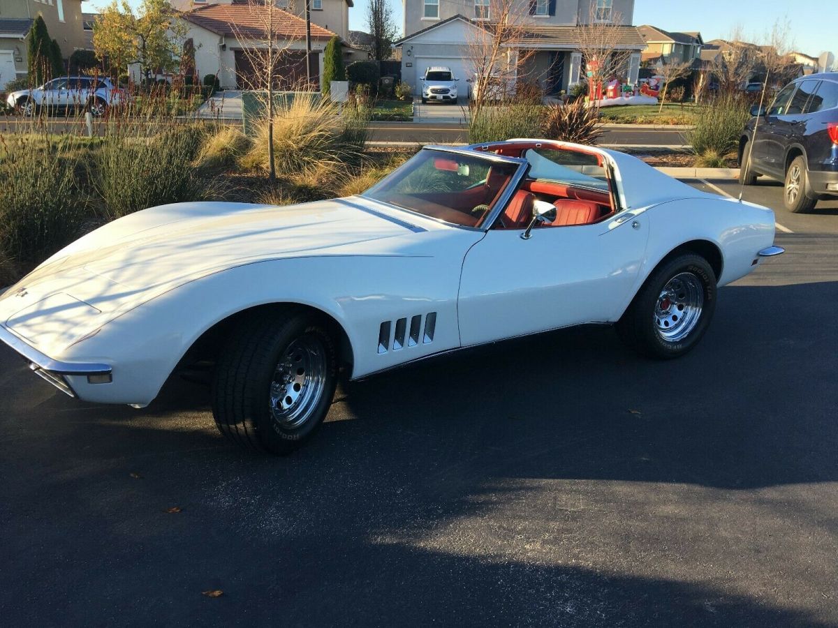 1968 Corvette 327 cu in motor with TH 350 transmission 1968 Chevrolet Corvette white