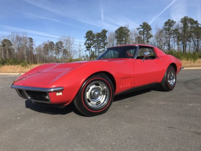 1968 Corvette 427 L-36 390 HP Rally Red K66 P/S P/S Numbers Match Gorgeous 1968 Chevrolet Corvette