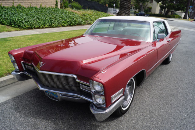 1968 COUPE DEVILLE 472/375HP V8 WITH 50K ORIGINAL MILES IN SUPERB CONDITION! 1968 Cadillac DeVille White Leather