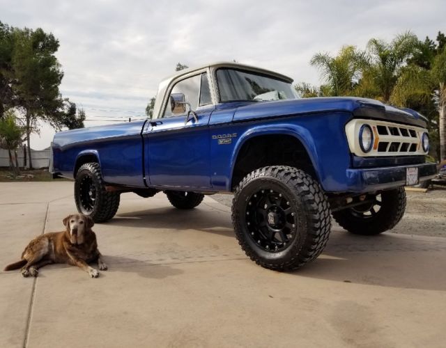 1968 Dodge 4x4 Sweptline Pickup Truck Custom,new 35s, BEAUTIFUL CALIFORNIA TRUCK 1968 Dodge Other Pickups