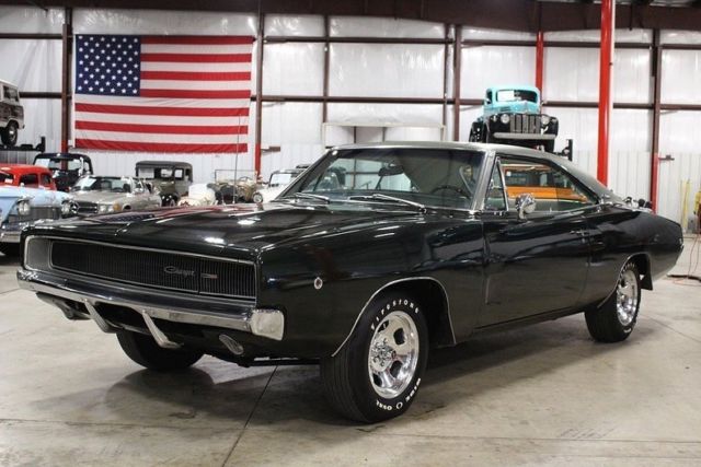 1968 Dodge Charger 18884 Miles Green Coupe 383 V8 Automatic 1968 Dodge Charger --