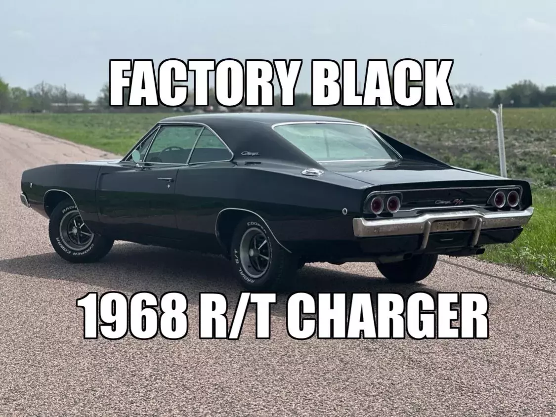1968 Dodge Charger Coupe Black RT R/T BLACK 1968 Dodge Charger RT R/T BLACK