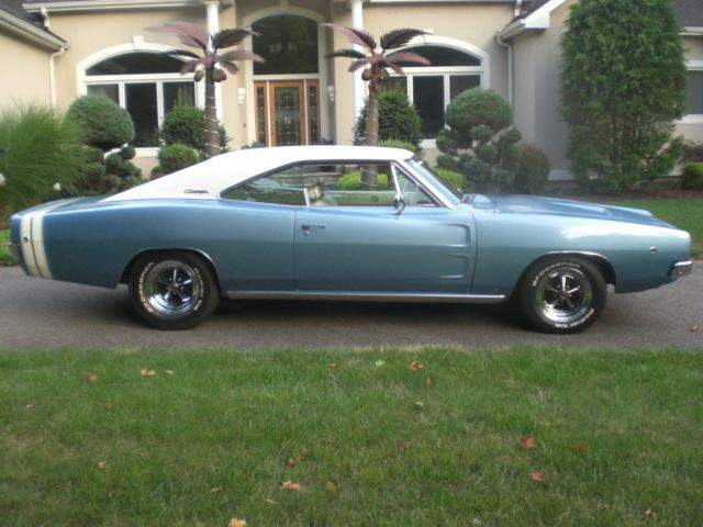 1968 Dodge Charger R/T 440 -375HP A/C P/W 1 of 1 Built Rear Car 1968 Dodge Charger r/t