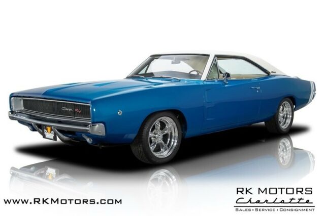 1968 Dodge Charger R/T Bright Blue Hardtop 440 V8 4 Speed Manual 1968 Dodge Charger R/T