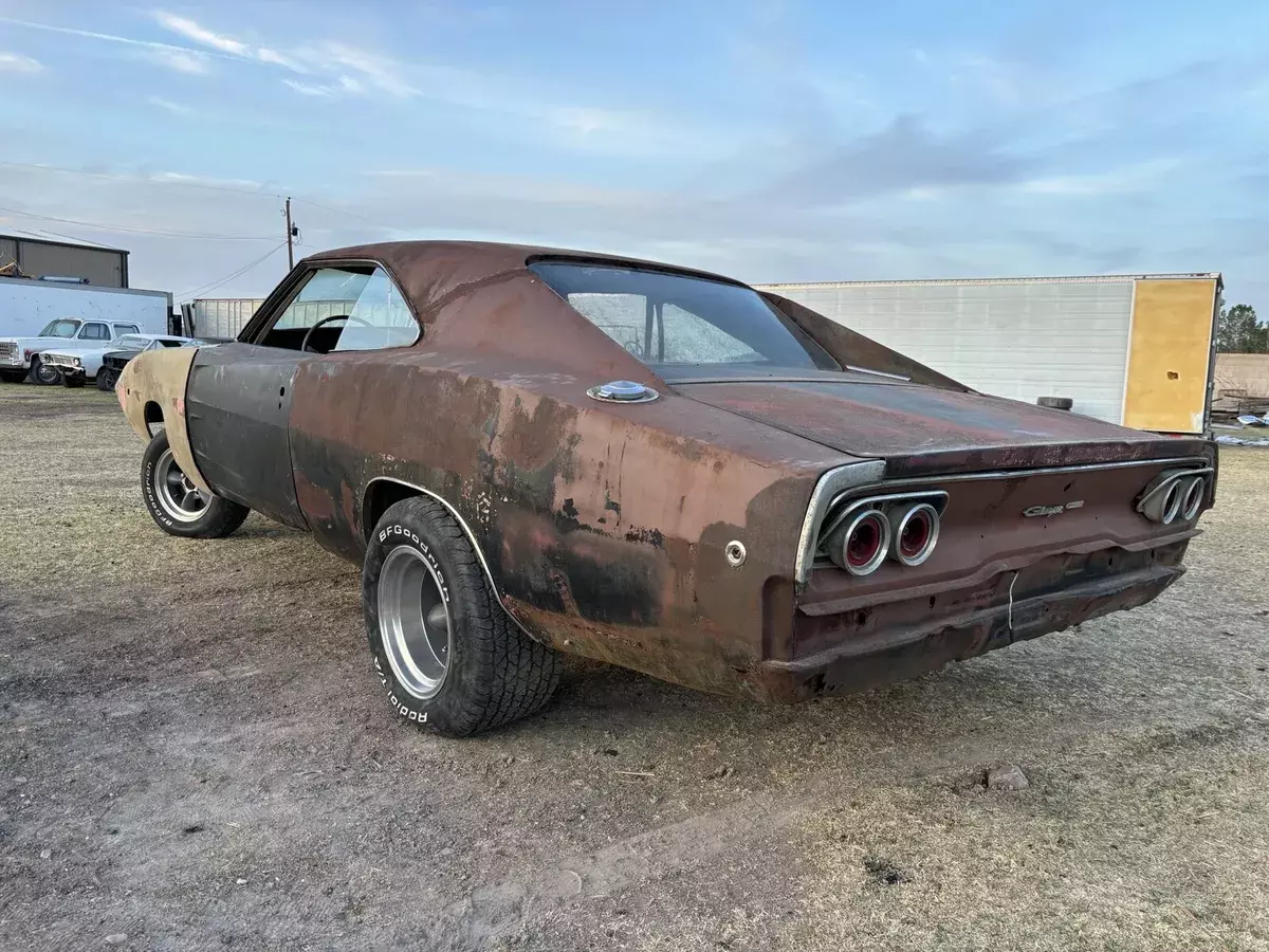 1968 Dodge Charger Sedan Black 1968 Dodge Charger