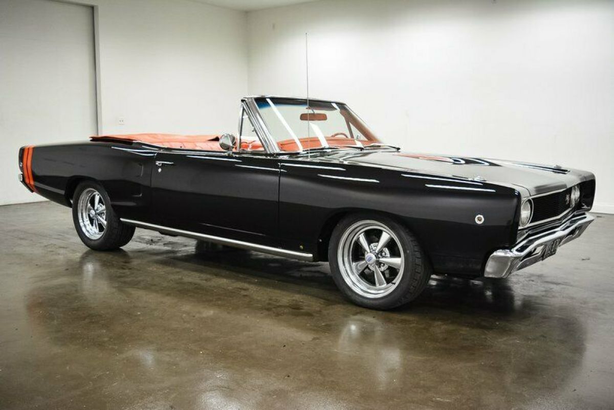 1968 Dodge Coronet 155 Miles BLACK Convertible 440 Big Block V8 727 Automatic 1968 Dodge Coronet