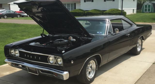 1968 Dodge Coronet 440 Black Restored 318 V8 1968 Dodge Coronet 440