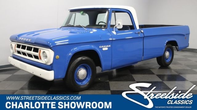 1968 Dodge D100 Pickup Truck 225 CI I6 3 Speed Manual Classic Vintage Collector 1968 Dodge Other Pickups --