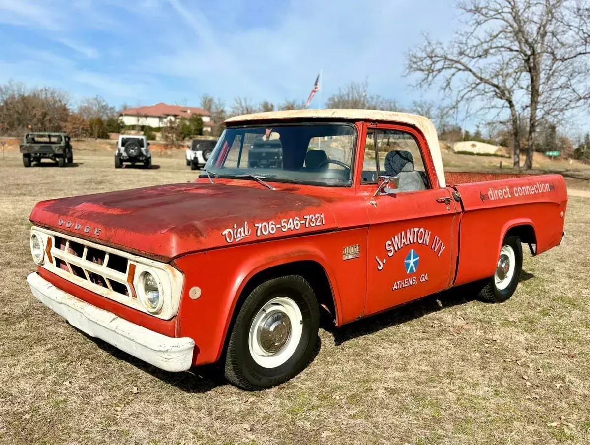 1968 Dodge D100 Pickup Cool Patina Shop Truck