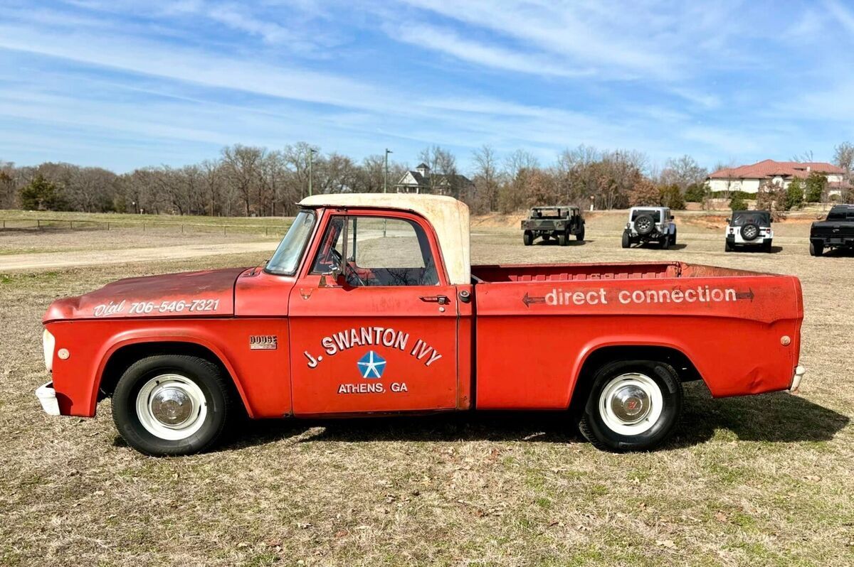 1968 Dodge D100 Pickup Cool Patina Shop Truck - photo 2
