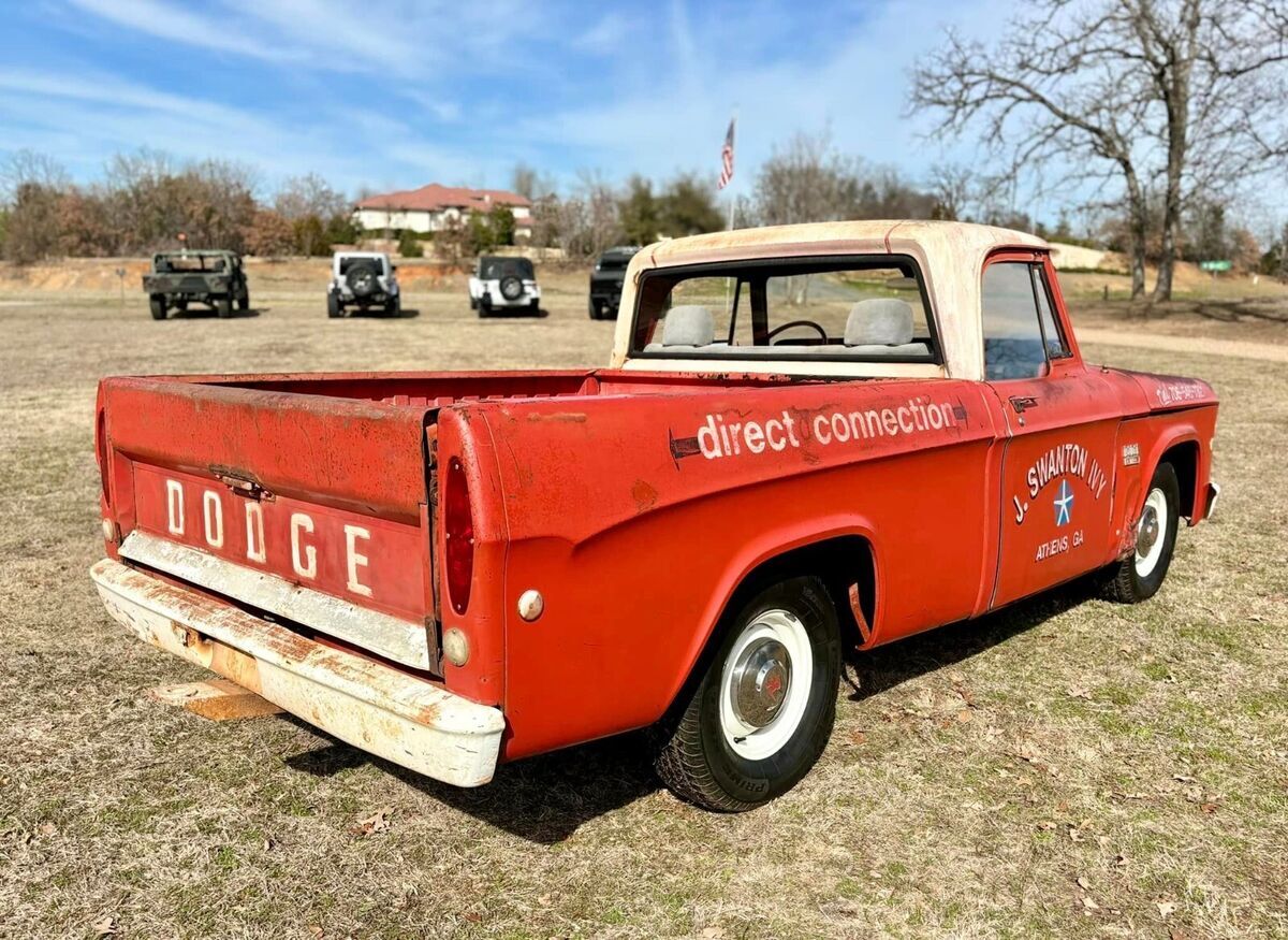 1968 Dodge D100 Pickup Cool Patina Shop Truck - photo 5