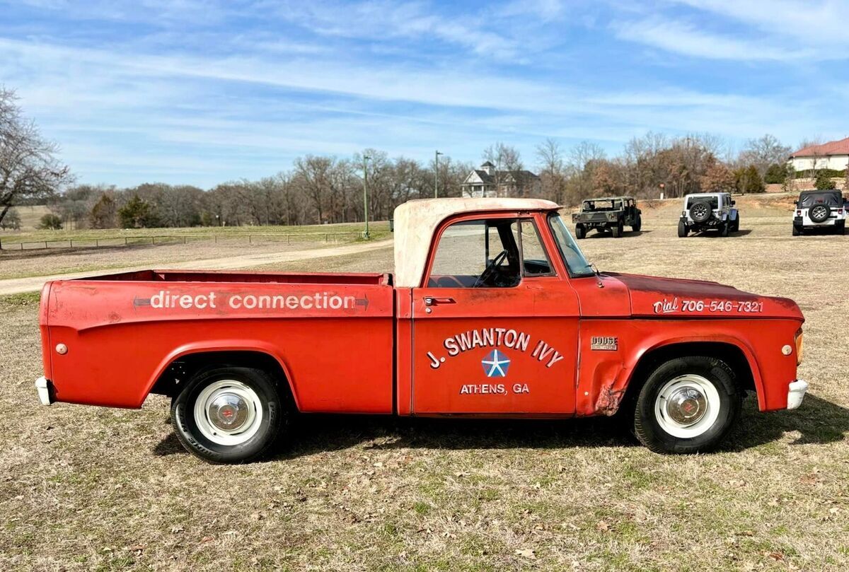 1968 Dodge D100 Pickup Cool Patina Shop Truck - photo 6