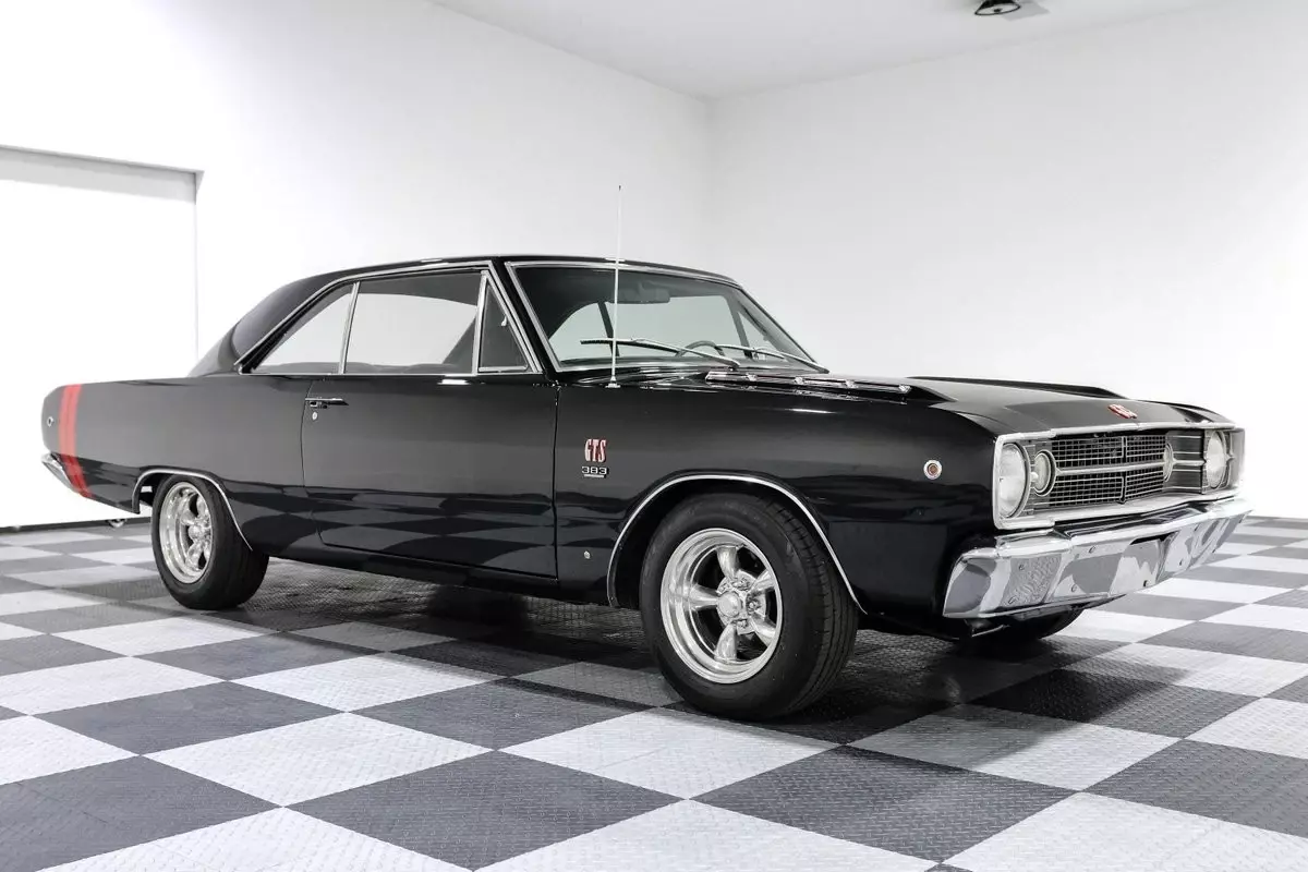 1968 Dodge Dart 28371 Miles BLACK Coupe 383 V8 4 Speed 1968 Dodge Dart