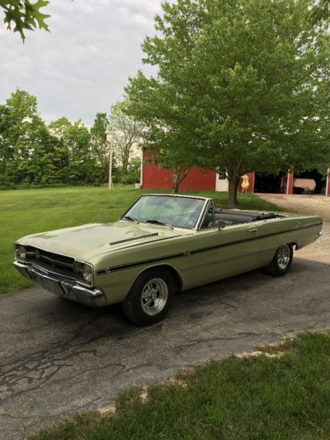 1968 Dodge Dart GT Convertible V8 Auto Bucket Seats Console Floor Shift PS A/C 1968 Dodge Dart GT