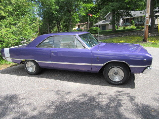 1968 DODGE DART GT PLUM CRAZY PURPLE, WHITE INTERIOR, BUCKETS AND CONSOLE 1968 Dodge Dart GT